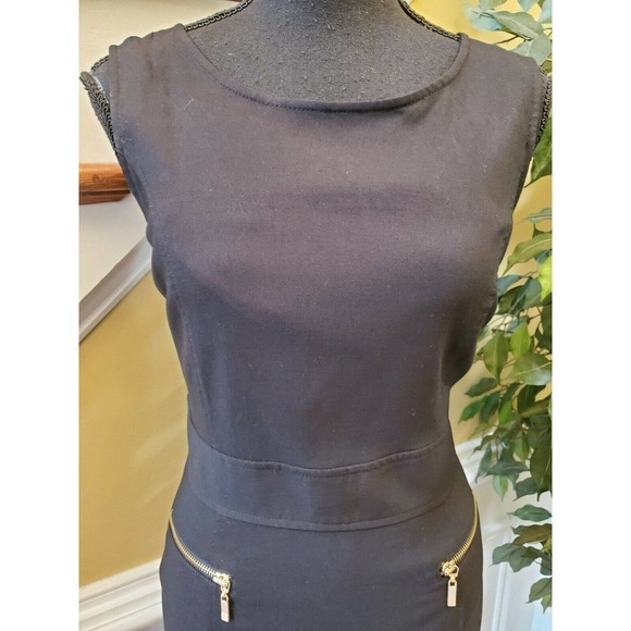 STYLE & CO Black Shift Dress Size 6 - Picture 5 of 10